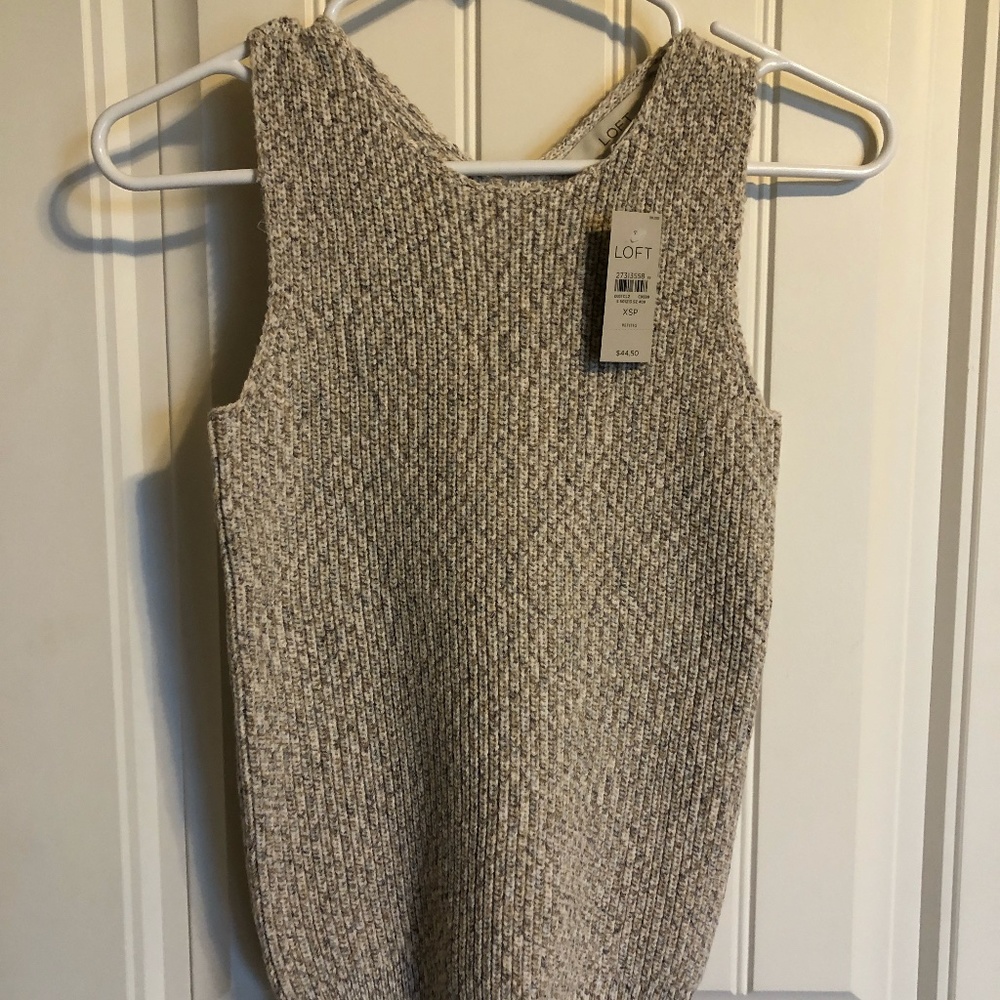 Loft Sweater Vest XS Petite